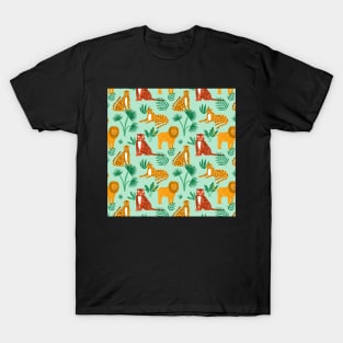 Cat Family pattern T-Shirt